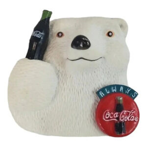 Coca Cola Polar Bear Coca Cola 90s Vintage Collectible Magnet 46